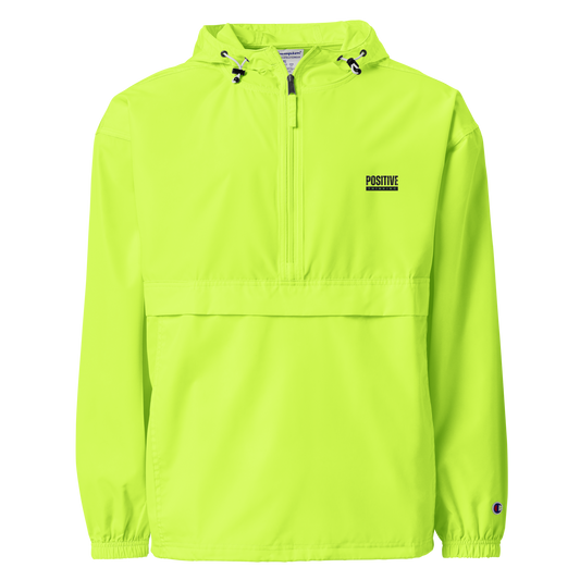 Embroidered positive thinking Champion Packable Jacket